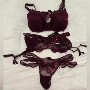 La Senza Bra So Free, Panty, Garter Set